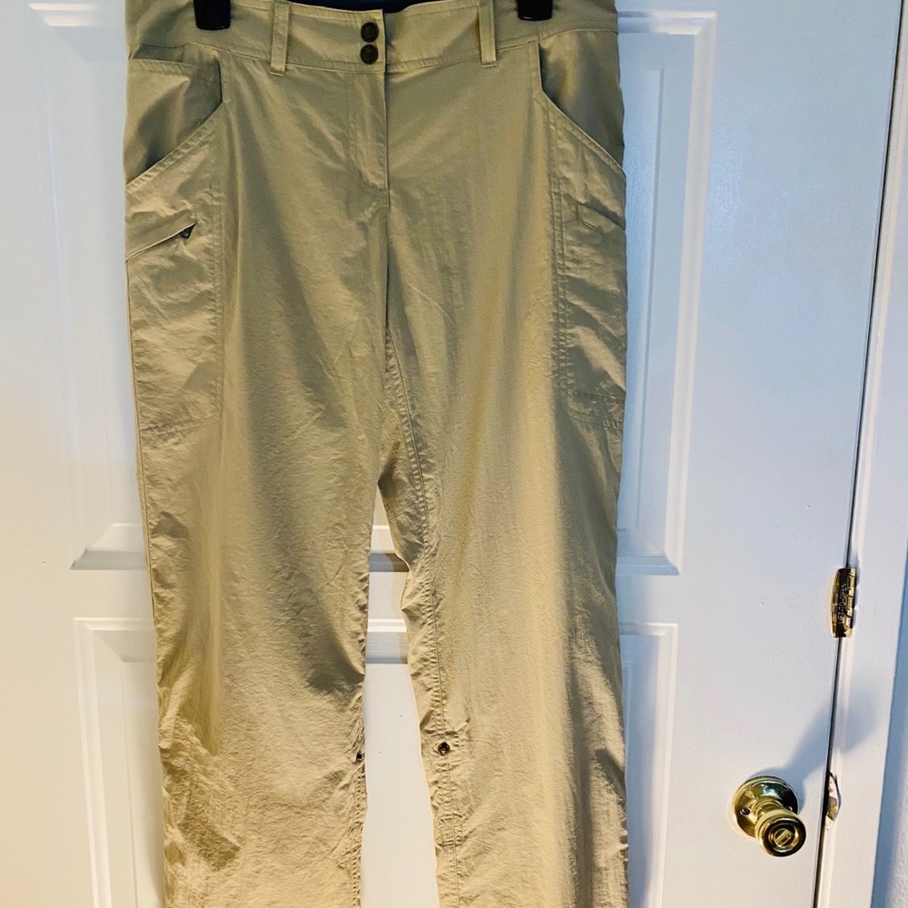 NEW ExOfficio cargo pant, beige color, Size Small
